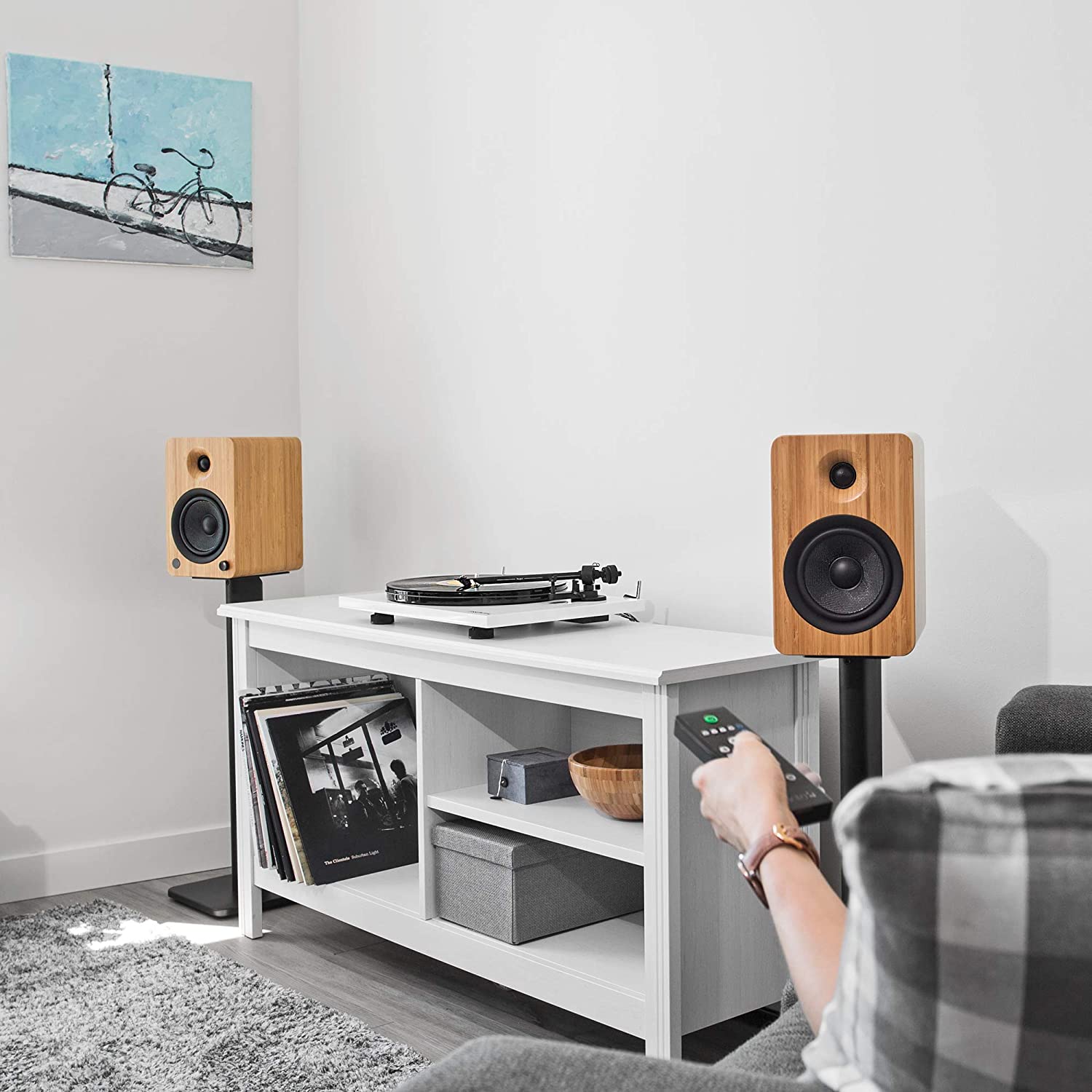 Kanto Powered Speakers with Bluetooth® and Phono Preamp