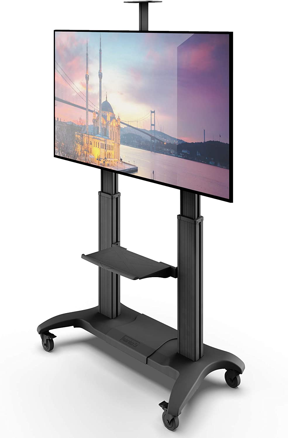 Kanto Mobile TV Mount with Adjustable Shelf for 60-inch to 100-inch TVs - MTMA100PL