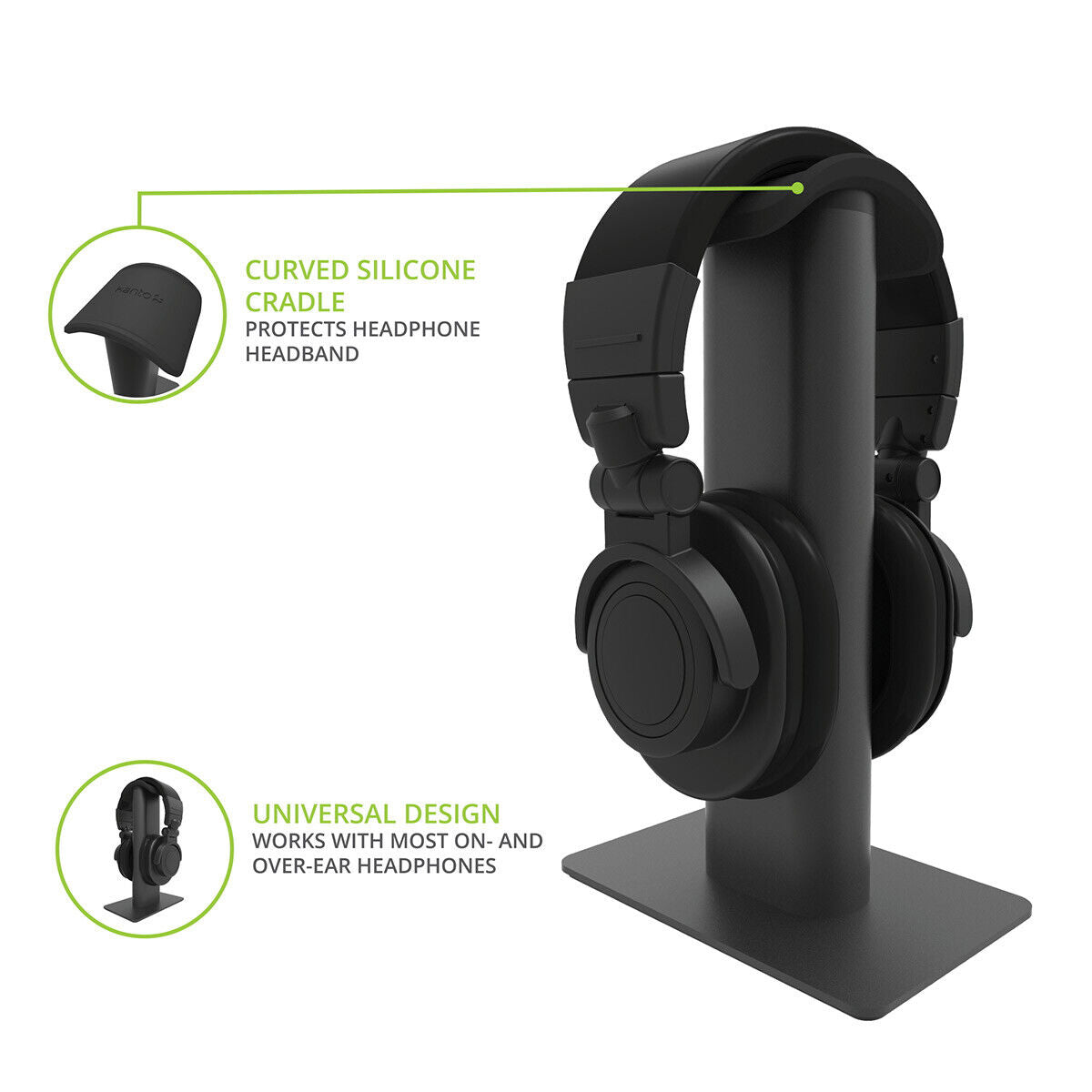Kanto Premium Universal Headphone Stand - H2