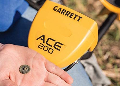 Garrett ACE 200 Metal Detector with Waterproof Search Coil and Treasure Sound Headphone