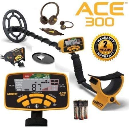 Garrett Metal Detectors Ace 300 Metal Detector, GAR1141150