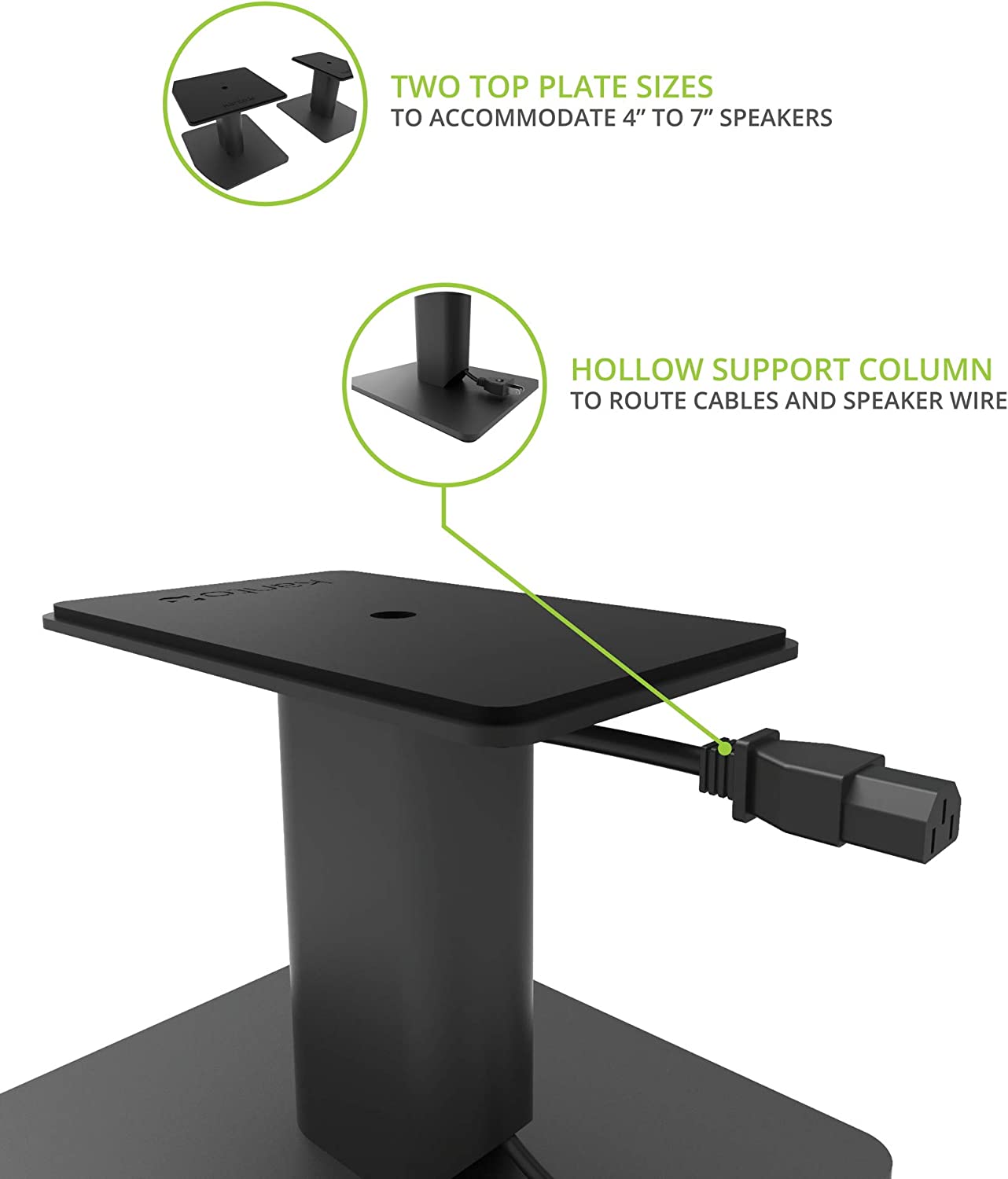 Kanto Universal Desktop Speaker Stand