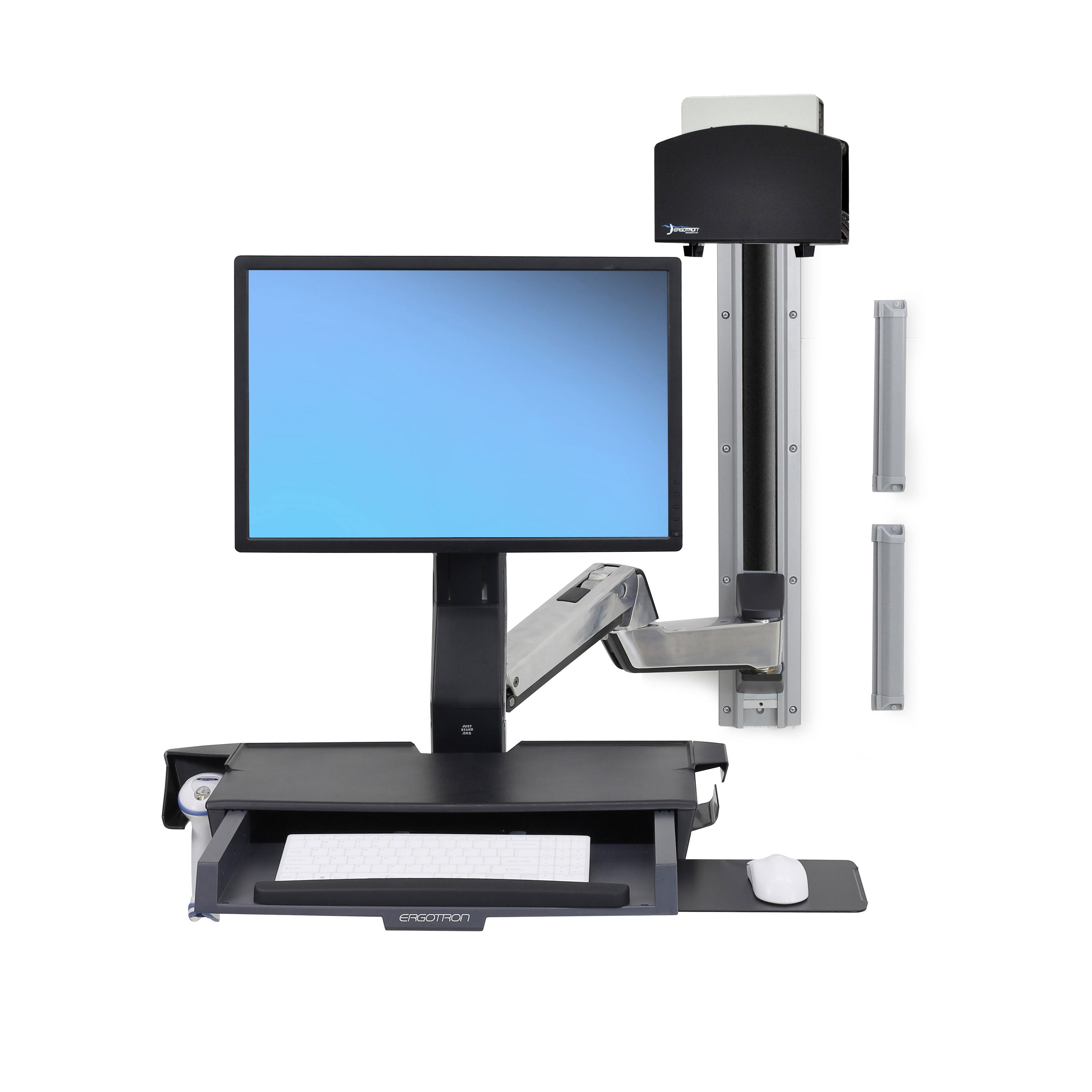 Ergotron StyleView Sit-Stand Combo Extender, Short
