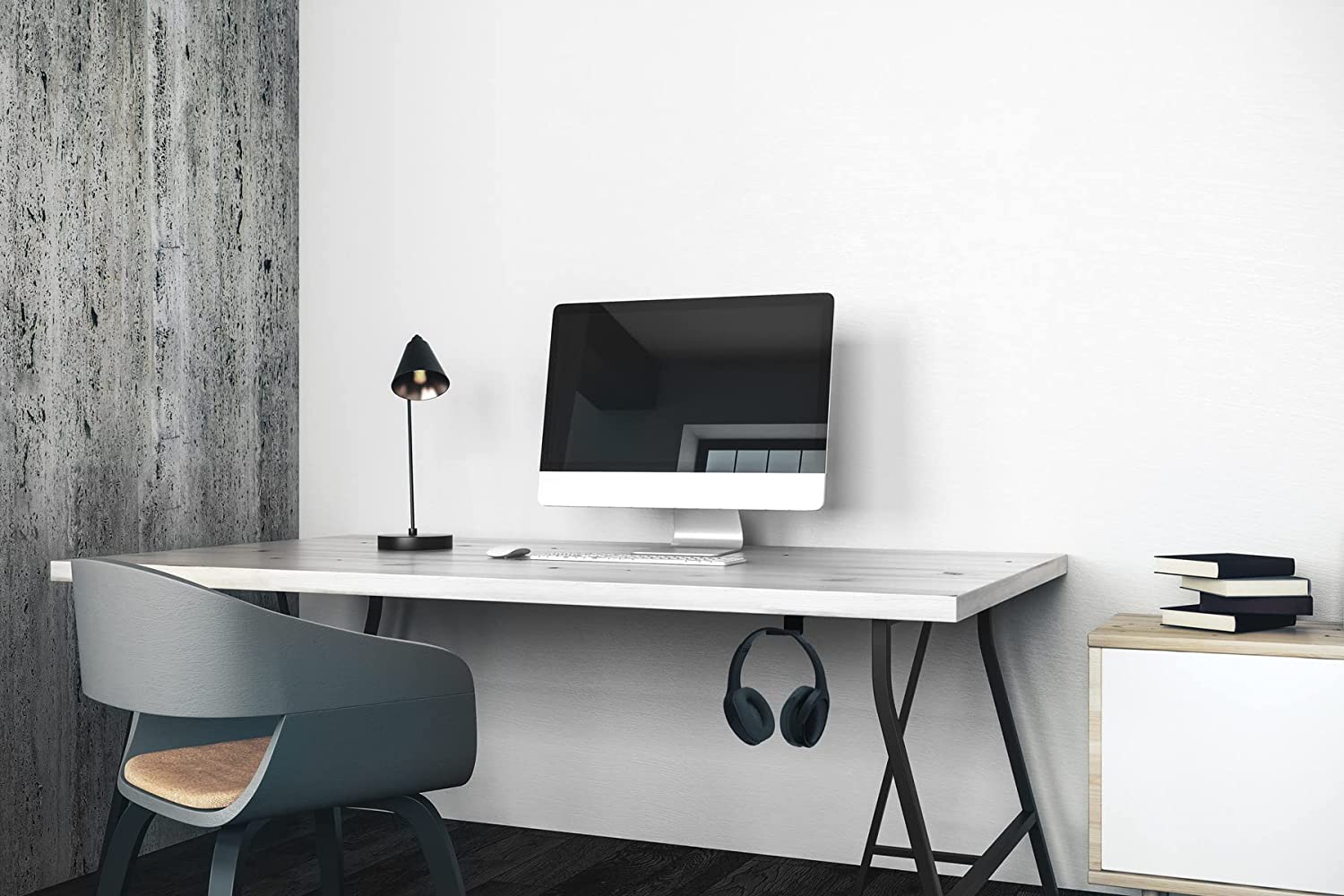 Kanto Universal Under Desk Headphone Hook