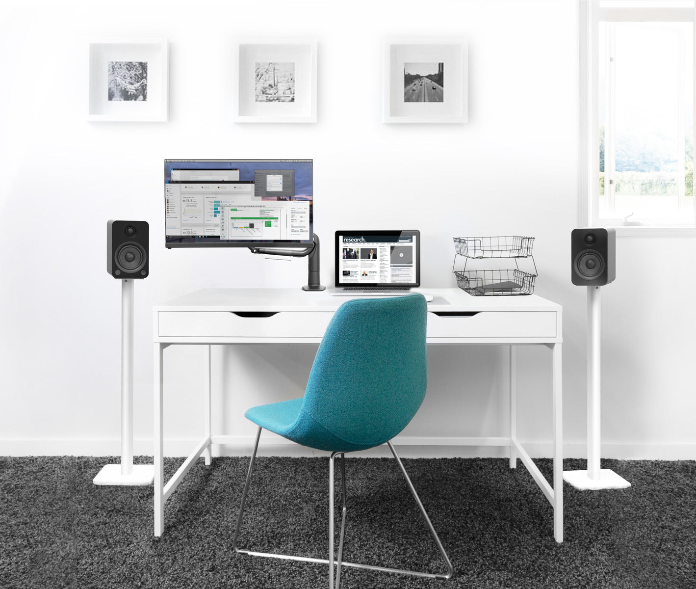 Kanto Powered Speakers with Bluetooth and Phono Preamp