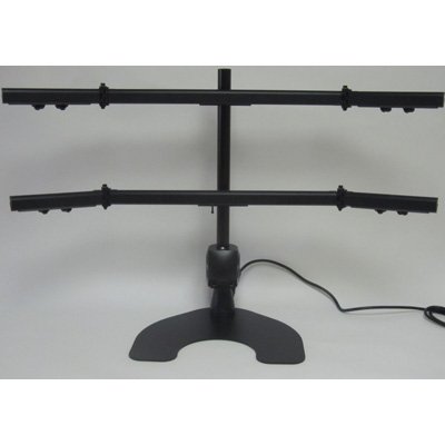 Ergotech Six Monitor Desk Stand-100-D28-B33