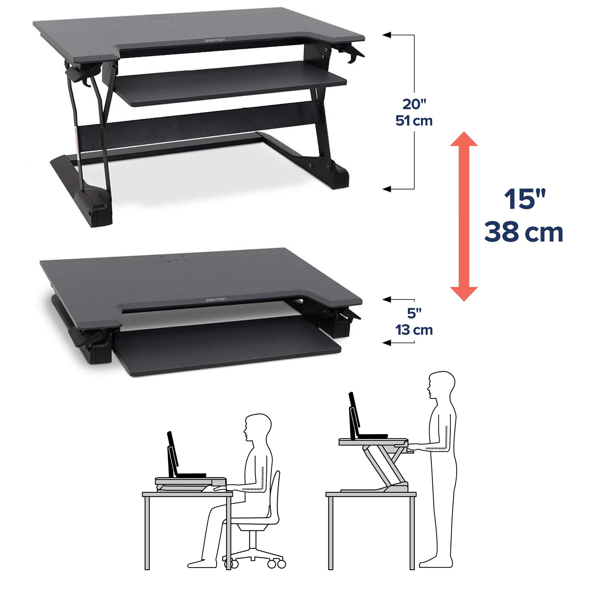 Ergotron WorkFit-TL Sit-Stand Desktop-33-406-085