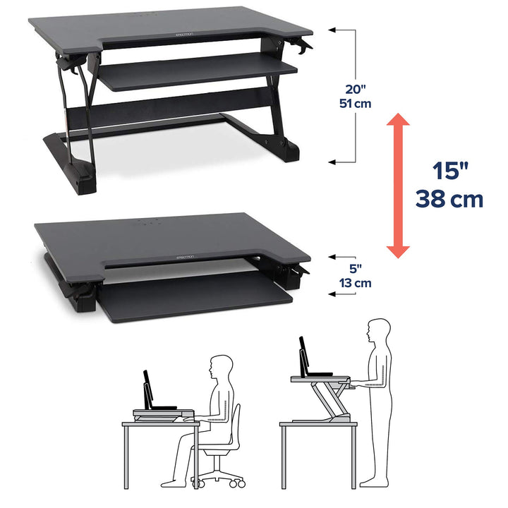 Ergotron WorkFit-TL Sit-Stand Desktop-33-406-085