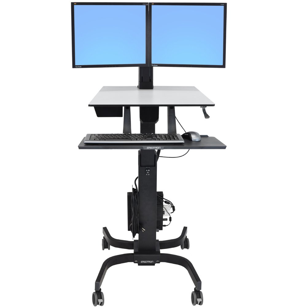 Ergotron WorkFit-C Dual Sit-Stand Workstation - 24-214-085