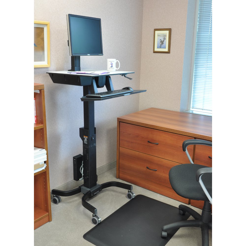 Ergotron WorkFit-C, Single LD Sit-Stand Workstation - 24-215-085