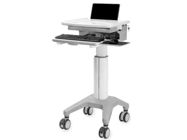 Hat Design Works Hat Collective Healthcare Tango Laptop Cart with Keyboard Tray - 6744793