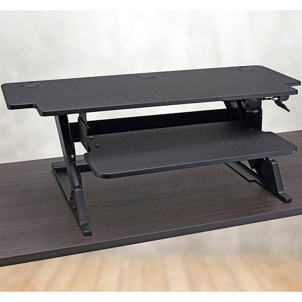 Workrite Solace HD Desktop Standing Desk Converter SOL-HD-DT-B