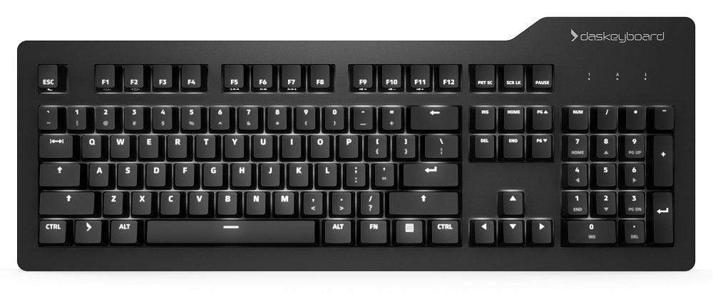 Das Keyboard Keyboard Das Keyboard DKP13-PRMXT00-US Prime 13 Cherry MX Brown Mechanical Keyboard - White LED Backlit Soft Tactile
