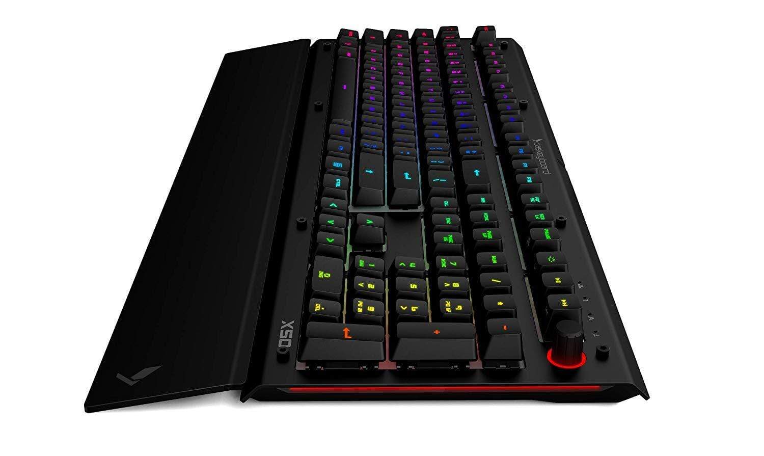 Das Keyboard Keyboard Das Keyboard X50Q: World’s First Smart Mechanical Keyboard for Work & Gaming - RGB, Soft Tactile