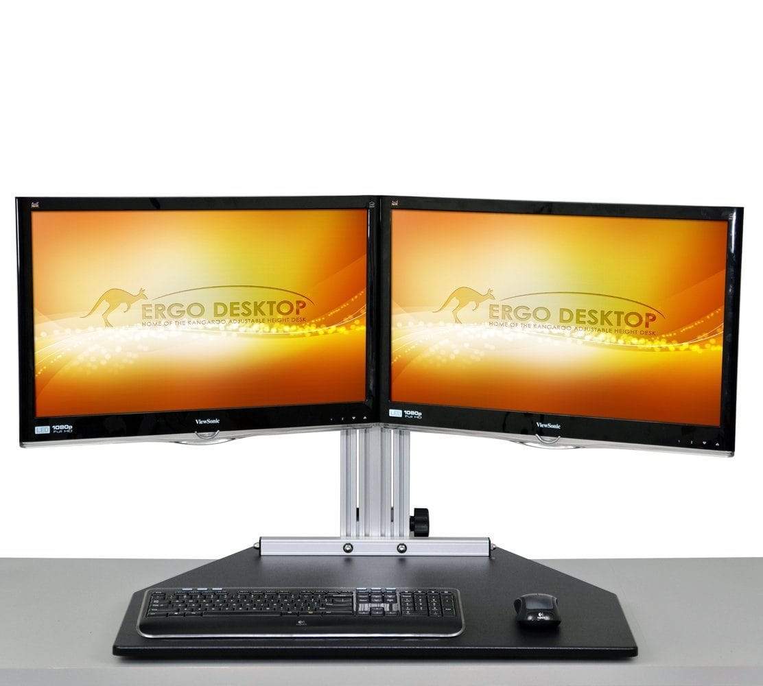 Ergo Desktop Workstation Monitor Mounts Black / None / None Ergo Desktop Wallaby Elite