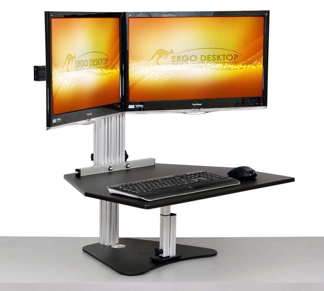 Ergo Desktop Workstation Monitor Mounts Black / None / None Ergo Desktop Wallaby Elite