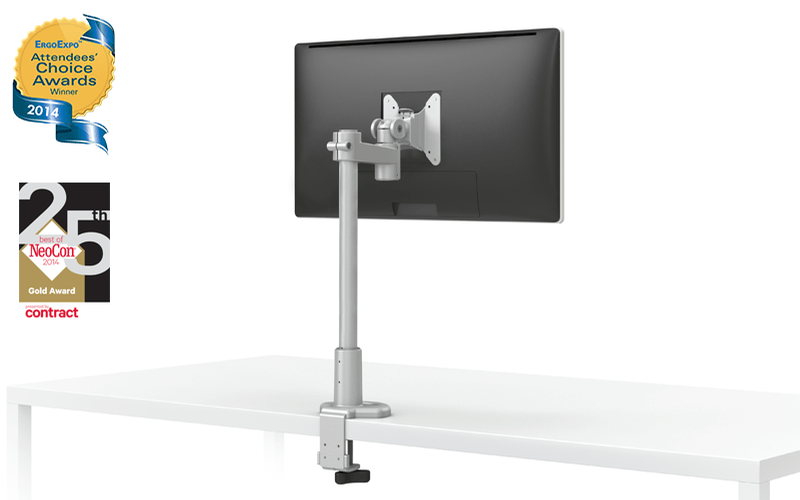Fellowes Evolve Series Single Short Fixed Monitor Arm