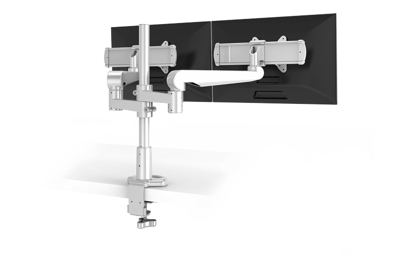 Fellowes Evolve Series Dual Fixed + Slilder Monitor Arm