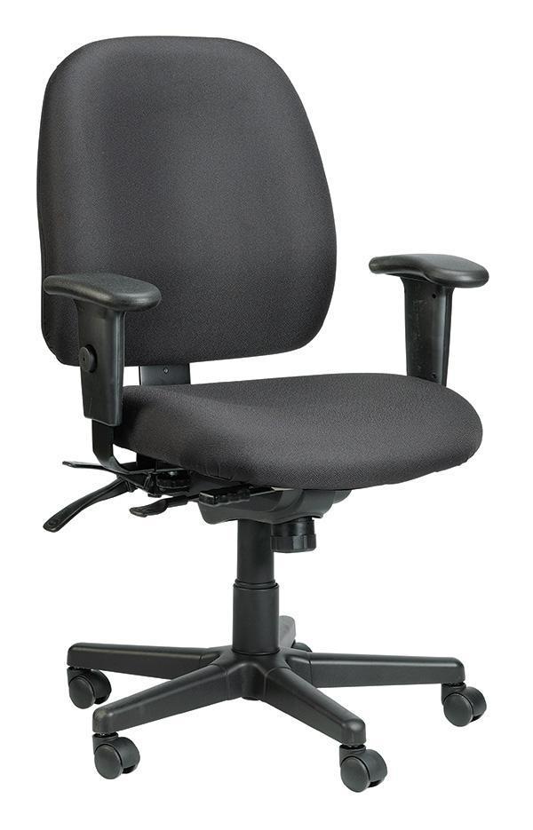 Eurotech Office Chair Black Eurotech 4x4 Chair 49802A