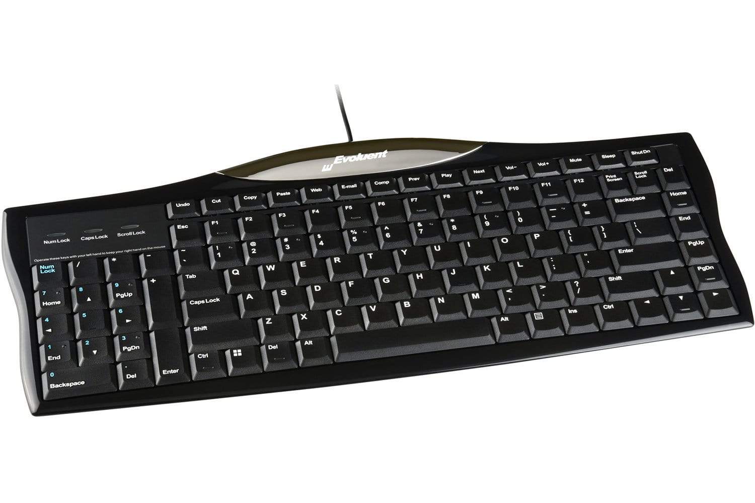 Evoluent Keyboard Evoluent Reduced Reach Right-Hand Keyboard (R3K)