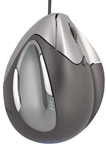 Evoluent Mouse Evoluent VM4R VerticalMouse 4 Right Hand Ergonomic Mouse with Wired USB Connection (Regular Size)