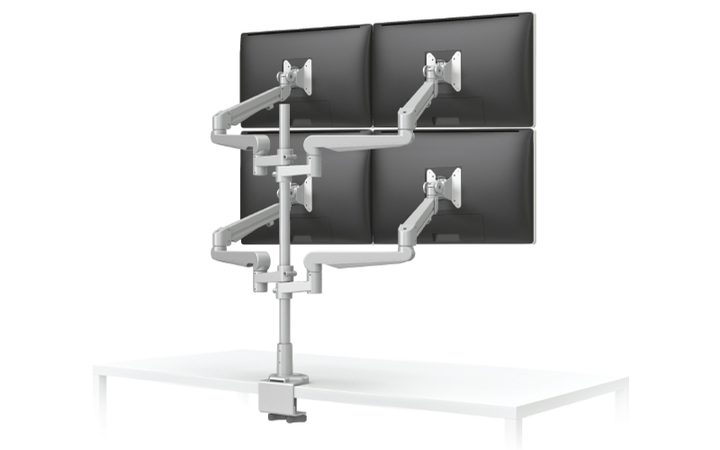 Fellowes Evolve Series Quad Fixed + Motion Monitor Arm