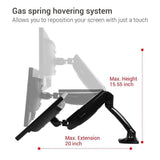 FlexiSpot Monitor Arm FlexiSpot Single Monitor Mount-Standard Option 10″-27″ F7