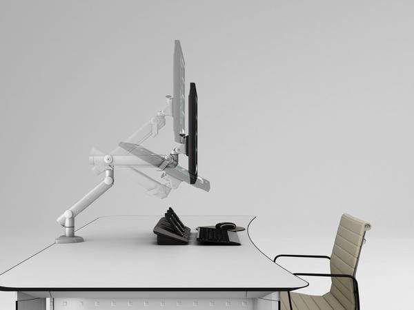 Goldtouch Monitor Arm Dynafly Single or Dual Monitor Arm Holds Up to 33 lbs
