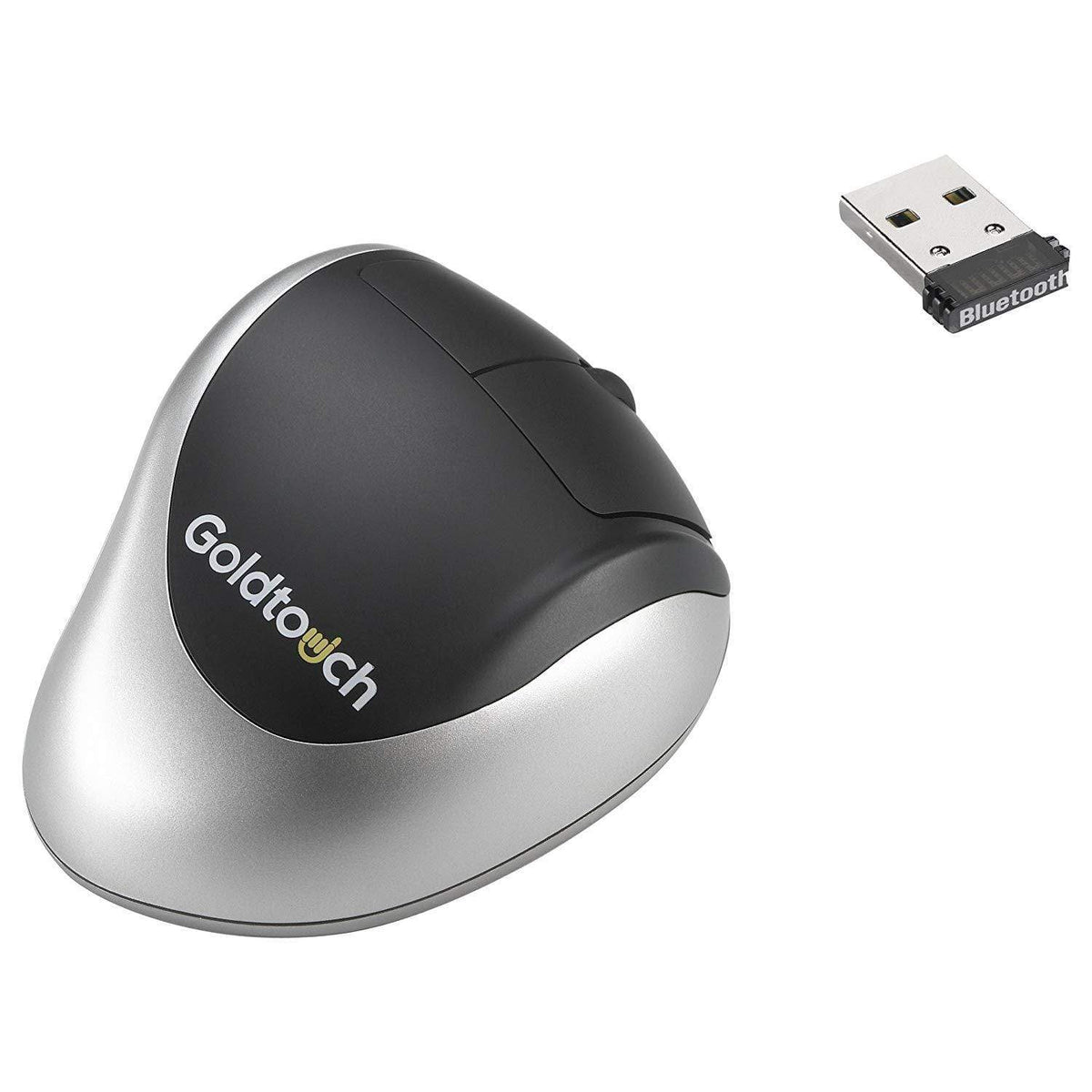 Goldtouch Bluetooth Comfort Mouse & Dongle Adapter (Right-Handed) - KOV-GTM-BTD