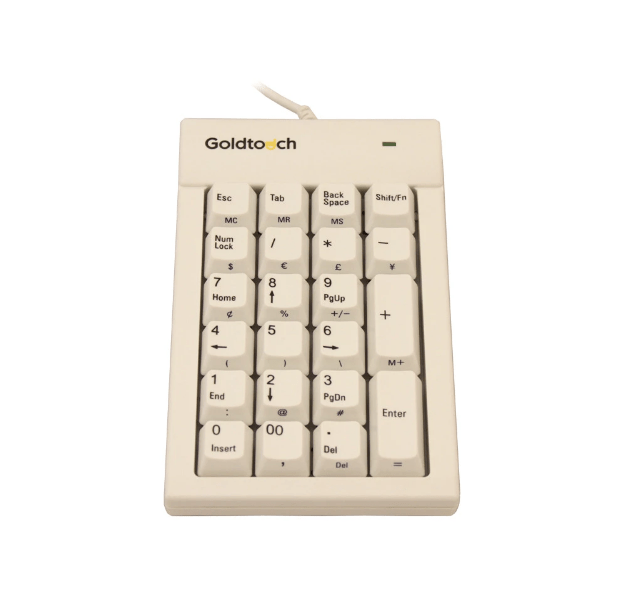 Goldtouch Numeric Keypad White Goldtouch Mac USB Numeric Keypad