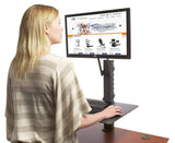 HealthPostures Assisted Lift Standing Desks HealthPostures 6400 askMate EZ Computer Station