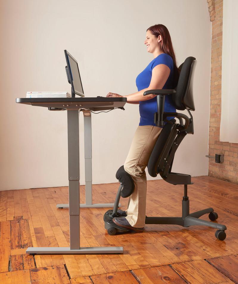 HealthPostures Sit-Stand Chair HealthPostures 5100 Stance Angle Sit-Stand Chair