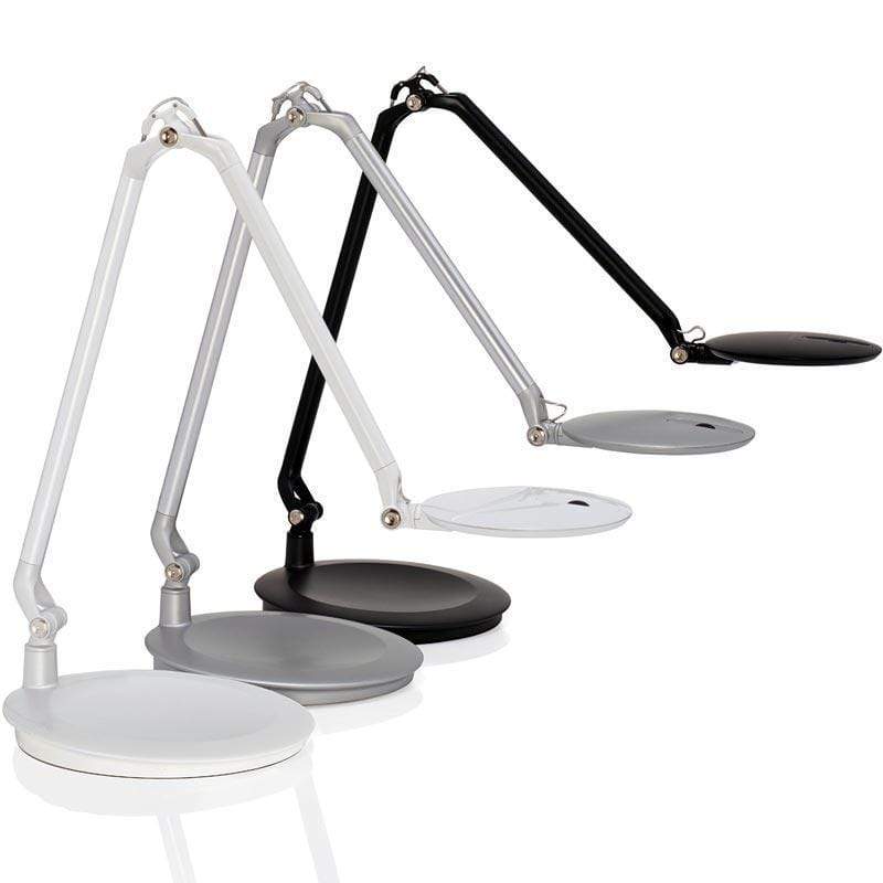 Humanscale Desk Lamp Desktop Base / White Humanscale Element Disc Task Light