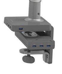 Humanscale Docking Station M2 / Silver with Gray Trim Humanscale M/Connect USB 3.0