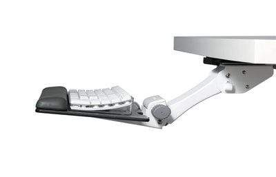 Humanscale Keyboard Platform 8" Swivel Mouse Right / 19" Foam with Synthetic Leather Cover / 11" Humanscale 6G System with 900 Board and Swivel Mouse