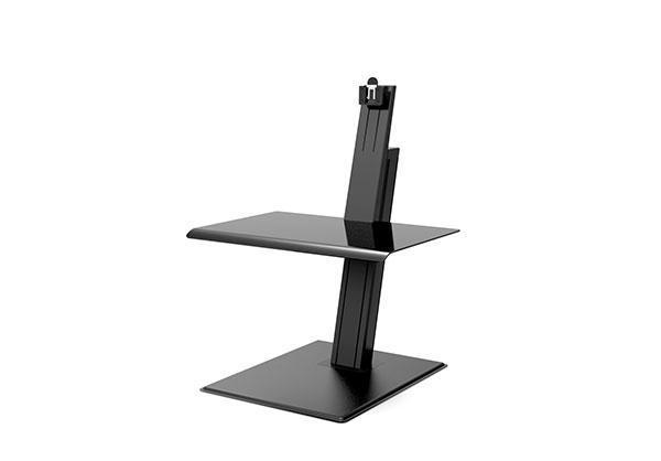 Humanscale Laptop & Monitor Sit/Stand Single / Black Humanscale QuickStand Eco Sit Stand Workstation Single, Dual, or Laptop