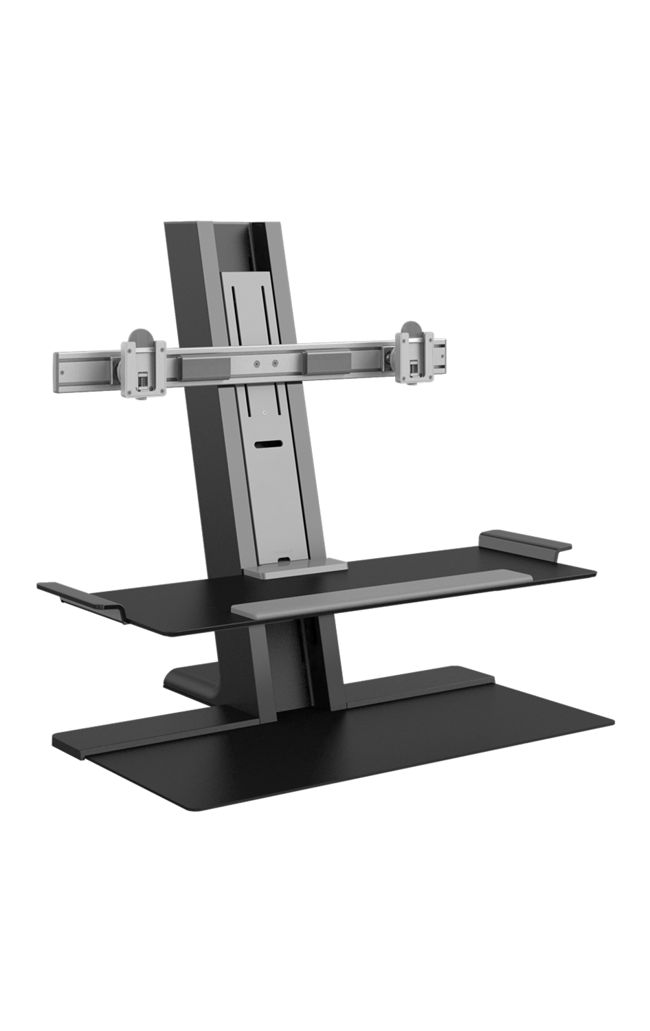 Humanscale Monitor Sit/Stand CROSSBAR / Black Humanscale Quickstand Sit to Stand Workstation