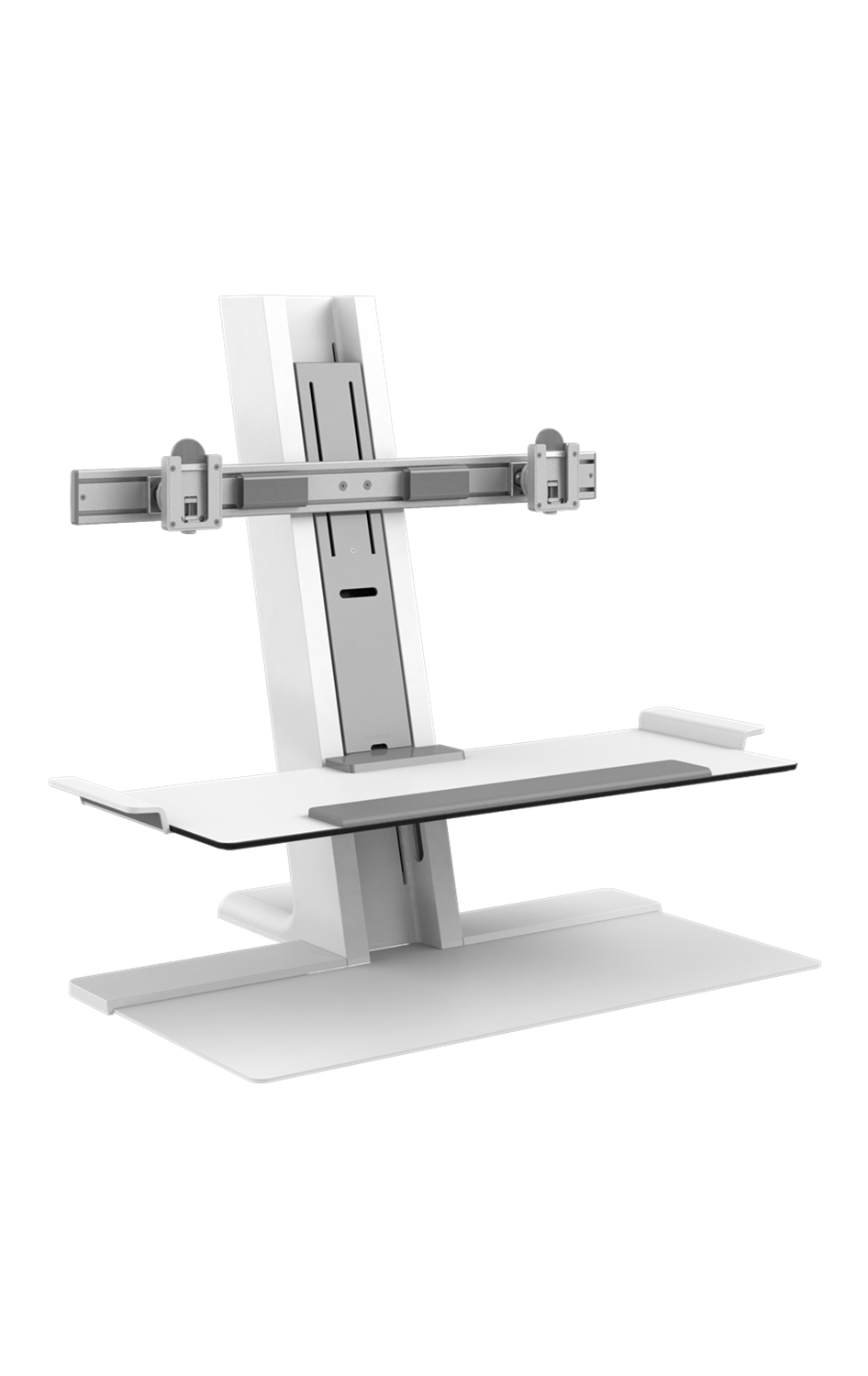 Humanscale Monitor Sit/Stand CROSSBAR / White Humanscale Quickstand Sit to Stand Workstation