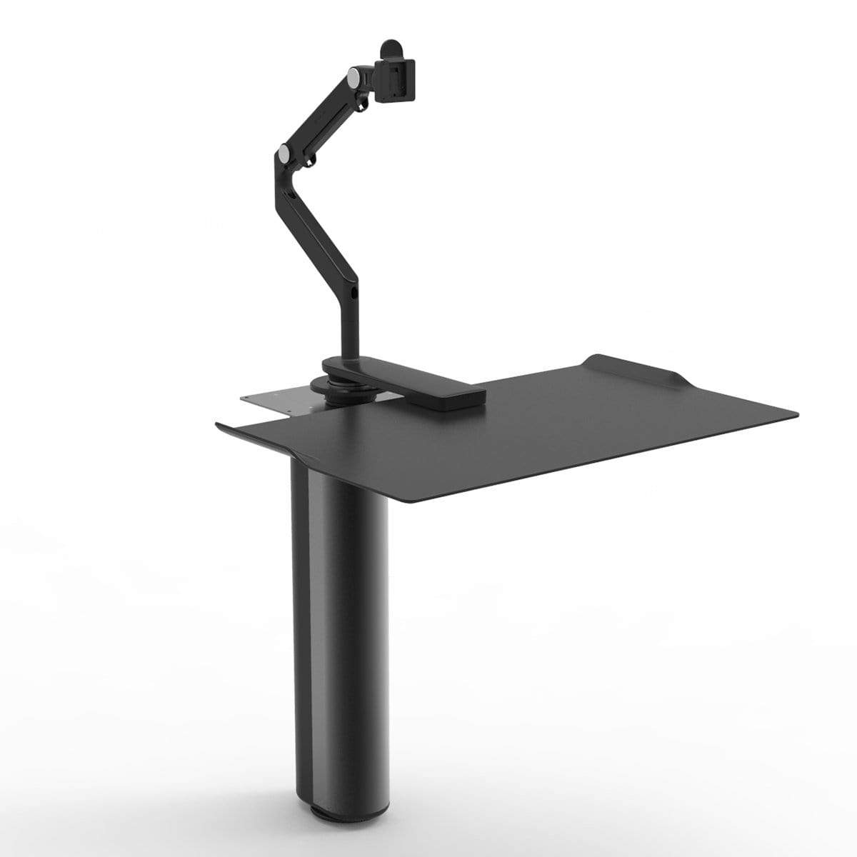 Humanscale Under Desk Black / M2 Monitor Arm Mount (Arm Sold Separately) Humanscale QUICKSTAND UNDER DESK