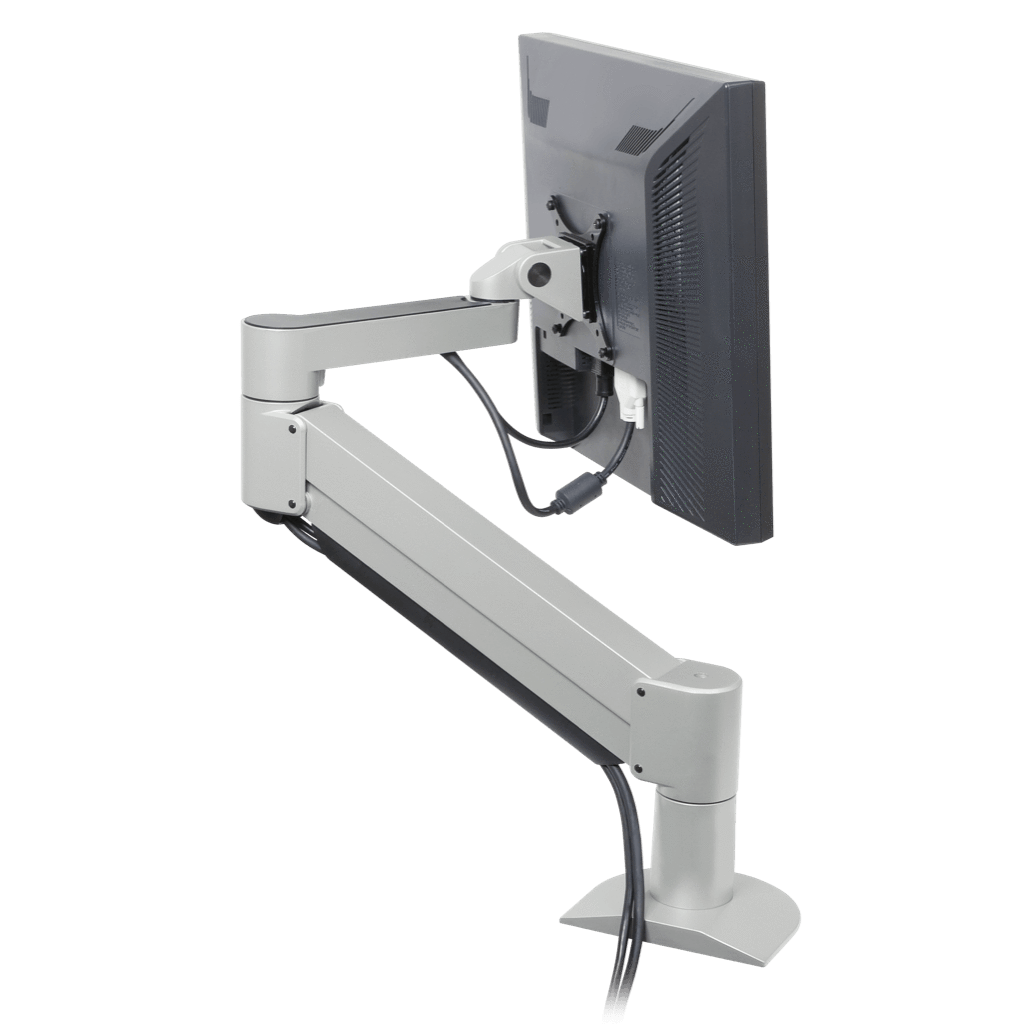 Innovative Monitor Arm Flat White / 2 – 13 lb monitor Innovative 7500 Heavy Duty Deluxe Single Monitor Arm