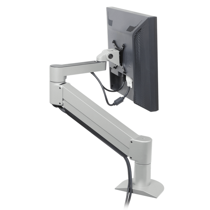 Innovative Monitor Arm Flat White / 2 – 13 lb monitor Innovative 7500 Heavy Duty Deluxe Single Monitor Arm
