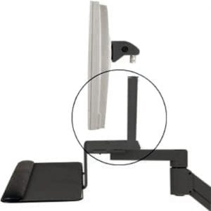 8131 52-10  Monitor Arm Keyboard Adapter