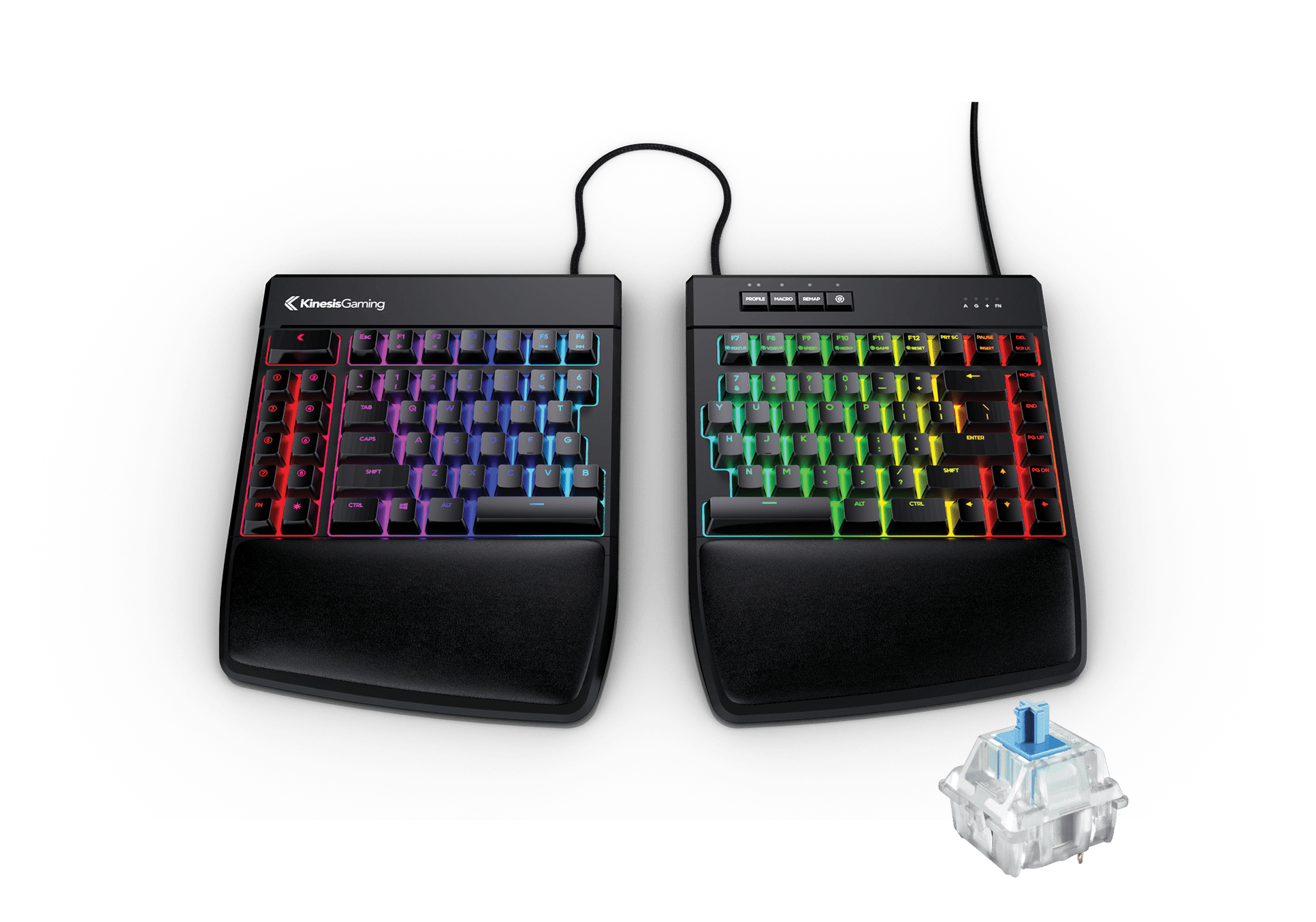 Kinesis Keyboard Kinesis Freestyle Edge RGB Gaming Split Keyboard