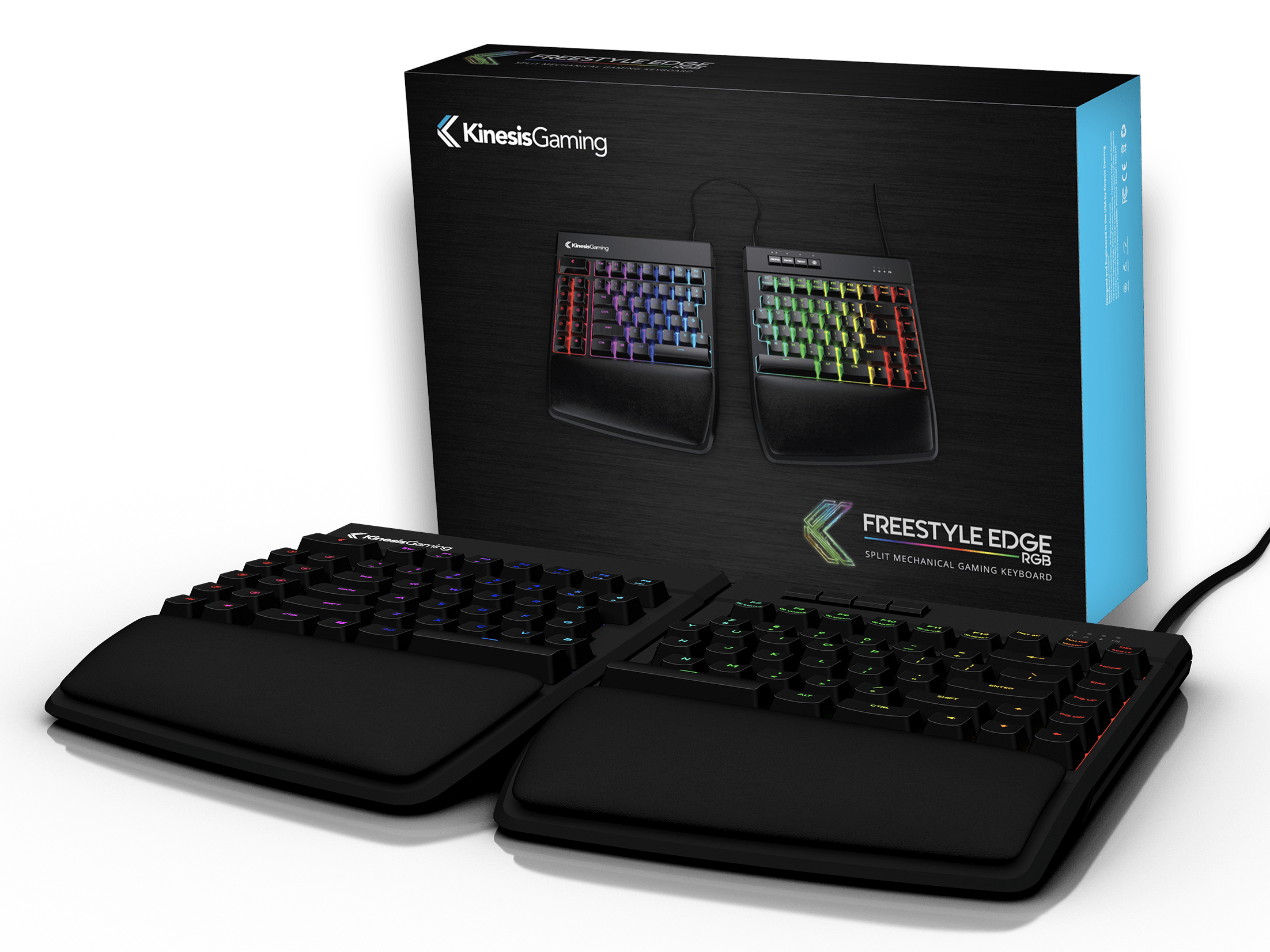 Kinesis Keyboard Kinesis Freestyle Edge RGB Gaming Split Keyboard