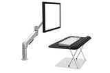 SpaceCo Keyboard Tray SL021 21" Wide SpaceCo Scissor Lift Keyboard Platform Models SL021, SL024, and SL027