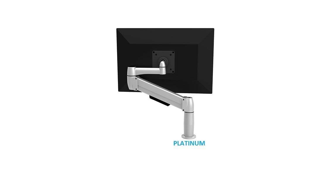 SpaceCo Quad Monitor Arm VESA / PLATINUM SpaceCo SpaceArm Quad Two-Tier Arm