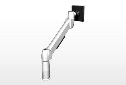 SpaceCo Single Monitor Arm VESA / BOLT THROUGH / PLATINUM SpaceCo SpaceArm Direct Tilt Arm