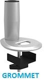 SpaceCo Single Monitor Arm VESA / BOLT THROUGH / PLATINUM SpaceCo SpaceArm Sit-Stand Single Arm