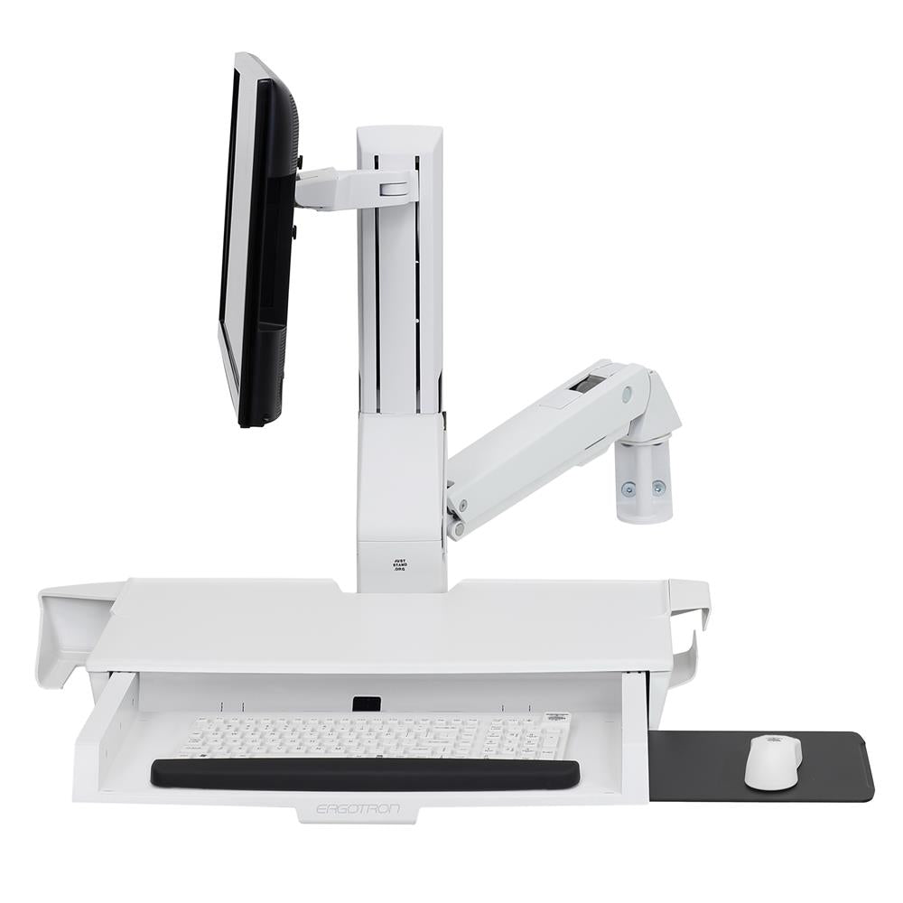 Ergotron SV Combo Arm with Worksurface & Pan