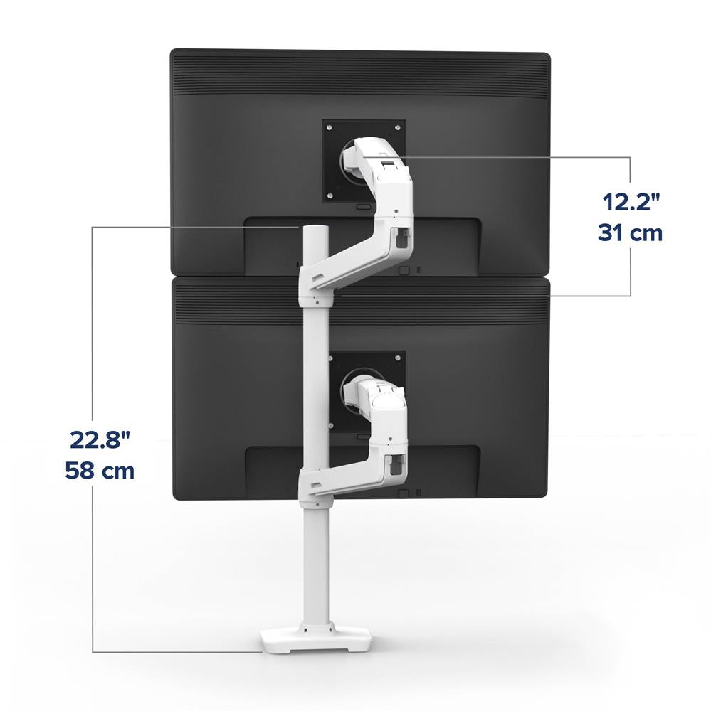 Ergotron LX Dual Stacking Arm-Tall Pole